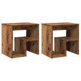 Bedside Cabinets 2 pcs Old Wood 40x30x40 cm Engineered Wood 856527