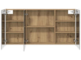 Bathroom Mirror Cabinet Artisian Oak 103.5 x 15.5 x 70 cm 889278