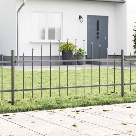 Garden Fence Grey 850 x 75 cm 3360112