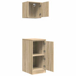 ZNTS Garage Cabinets 2 pcs Sonoma Oak Engineered Wood 3328298