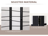 3 Panel Room Divider, Wooden Folding Privacy Screen, Freestanding Wall Partition Separator for T3398P330441