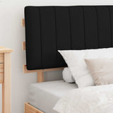 Bed Frame with Upholstered Headboard Black 100 x 200 cm 877511