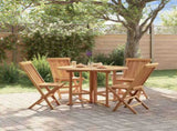 Outdoor Dining Set Teak Solid teak wood Medium Foldable 3096571