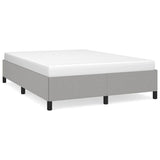 Bed Frame without Mattress Light Grey 152x203 cm Queen Fabric 347107