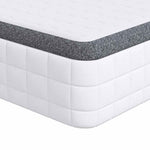 Mattress 2 pcs White and Grey 80 x 200 cm Bonell Spring 4106444