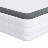 Mattress 2 pcs White and Grey 80 x 200 cm Bonell Spring 4106444