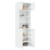 Storage Cabinet White 70x42.5x225 cm Engineered Wood 3281315