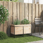 ZNTS Garden Planter 80x40x50 cm Solid Wood Pine 847028