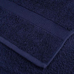6 Piece Premium Towel Set SOLUND Navy Blue 600 gsm 137558