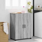 Bathroom Cabinet with Storage Grey Sonoma 60 x 35 x 80 cm 883310