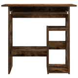 Desk Smoked Oak 80x45x74 cm Engineered Wood 815477