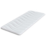 Mattress Topper White 80 x 200 x 3.5 cm Knit Fabric 4106402