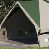 Teepee Tent 10-Person Green and White 567 x 470 x 242 cm 42004065