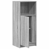 Sideboard with LED Grey Sonoma 42.5x34x100 cm Engineered Wood 852157