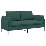 2-Seater Sofa Dark Green 188 x 81 x 89 cm Fabric 42048604