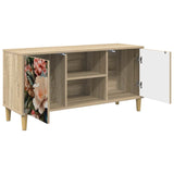 TV Cabinet BORNE 102 x 33 x 50 cm Sonoma Engineered Wood 8007036