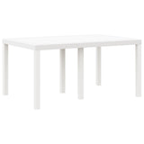 ZNTS Outdoor Table White Polypropylene Medium Durable Patio Table 871686