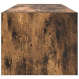 ZNTS TV Cabinet Smoked Oak 100x31x25.5 cm Engineered Wood 861480