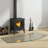 Fireplace Glass Plate 120x60 cm 324150