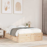 Bed Frame without Mattress 120x190 cm Small Double Solid Wood Pine 3282387