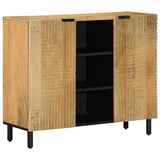 Sideboard Brown 90x33x75 cm Solid Wood Mango 4017748