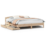 Bed Frame without Mattress 180x200 cm Super King Solid Wood Pine 3301818
