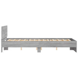 Bed Frame Grey Sonoma Engineered wood, Plywood Small Double 3207642