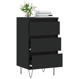 Sideboard Black 40x35x70 cm Engineered Wood 831093