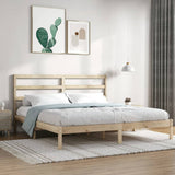 Bed Frame without Mattress 200x200 cm Solid Wood Pine 3104953