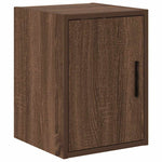 ZNTS Garage Cabinets 2 pcs Brown Oak Engineered Wood 3328320