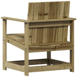 3 Piece Garden Lounge Set Impregnated Wood Pine 832634