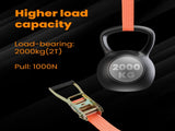 4X Heavy Duty Ratchet Ties Down Straps 38mm 2.9Meter Lashing Cargo Luggage 2Ton 68110443