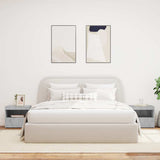 Bedside Cabinets with LED Lights 2 pcs Concrete Grey 50x40x45 cm 836770