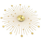 Wall Clock Metal 70 cm Golden 283862