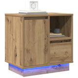 Bedside Cabinet Artisan Oak 50 x 34.5 x 50 cm Engineered wood 869592