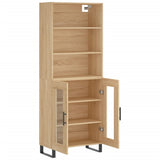 Highboard Sonoma Oak 69.5x34x180 cm Engineered Wood 3189344