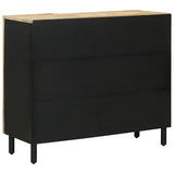 Storage Cabinets Natural 90 x 33 x 75 cm Solid Mango Wood 4018872