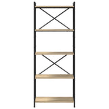 Bookshelf Sonoma Oak 60 x 30 x 155 cm Engineered Wood 868384