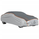 Car Cover for Sedan Hail Protection Full L Grey and Silver 4008945
