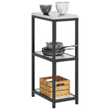 Kitchen Storage HATTEM Silver 30 x 50 x 92 cm Steel 874980