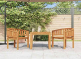 Garden Chair Natural Teak Solid Teak Wood Medium Durable 48018