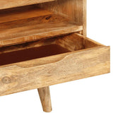 TV Cabinet 110x30x41 cm Solid Wood Mango 352783
