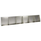 Retaining Wall 6 pcs 40 x 12 x 30 cm Stainless Steel Silver 3449139