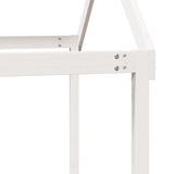 Loft Bed with Ladder and Roof without Mattress White 80x200 cm 3282153