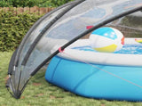 Pool Dome Folding Manual Transparent 500 x 500 x 236 cm PVC 42001124