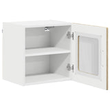 Wall Glass Cabinet LUCCA Sonoma Oak 40 x 31 x 40 cm 884838