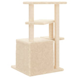 Cat Tree with Sisal Scratching Posts Cream 83.5 cm 172121