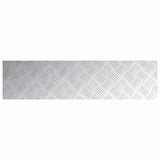 Stair Tread Rectangular 2 pcs Silver 100 x 25 cm Aluminium 4104281