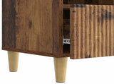 TV Cabinet Old Wood 102 x 34.5 x 50 cm Engineered Wood 894683
