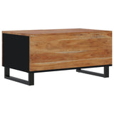Coffee Table 80x50x40 cm Solid Wood Acacia&Engineered Wood 350633